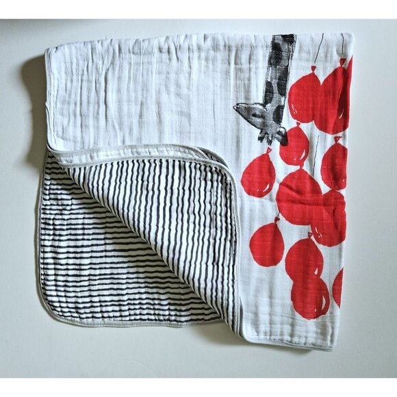 Aden + anais Large Muslin Dream Blanket Dream Ride Giraffe 4-Layer - Picture 1 of 3